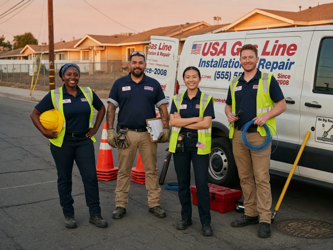 Gas Line Installation company in Effie, LA